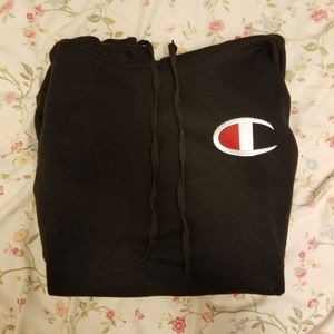 black champion hoodie